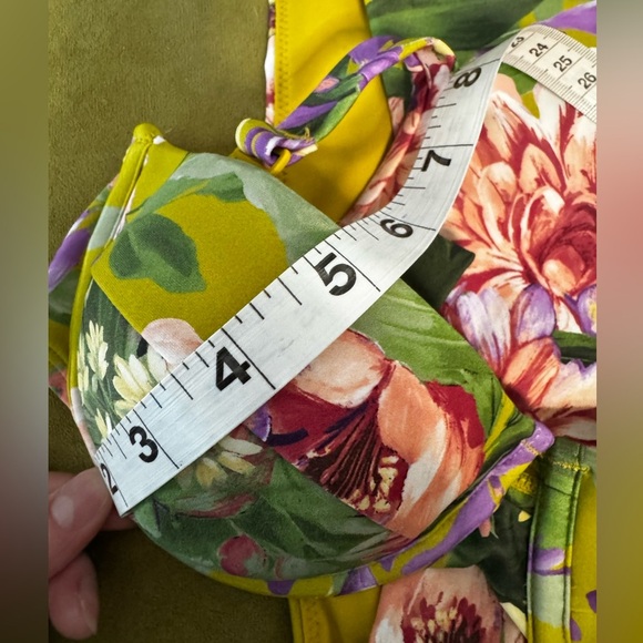 EXPRESS Body Contour Swim Set in Floral Size S 86 - Picture 9 of 10